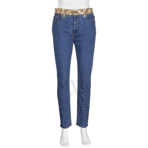 jeans burberry bambina|Burberry Blue Bambi Waisted High.